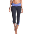 Leggings de compression 3/4 de sport de dames faites sur commande, leggings de femmes, capes de yoga